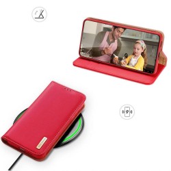 Θήκη DuxDucis Leather Samsung Galaxy S24 Ultra 5G S928 Red Θήκη DuxDucis Leather Samsung Galaxy S24 Ultra 5G S928 Red