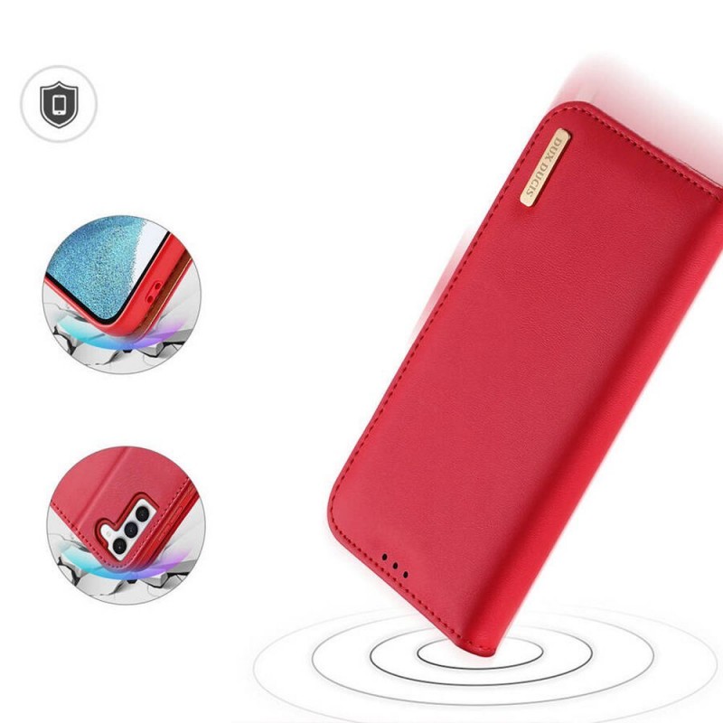 Θήκη DuxDucis Leather Samsung Galaxy S24 Ultra 5G S928 Red Θήκη DuxDucis Leather Samsung Galaxy S24 Ultra 5G S928 Red