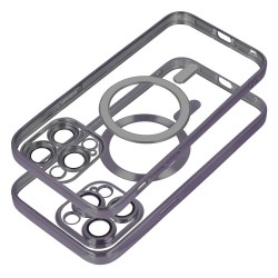 Θήκη TPU Soft Electro Plating with MagSafe Samsung Galaxy S24 5G S921 Black
