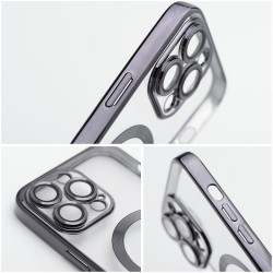 Θήκη TPU Soft Electro Plating with MagSafe Samsung Galaxy S24 5G S921 Black