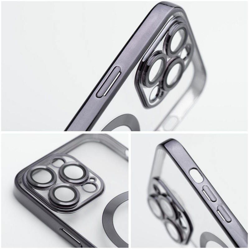 Θήκη TPU Soft Electro Plating with MagSafe Samsung Galaxy S24 5G S921 Black