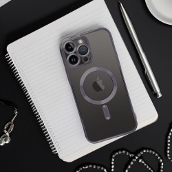 Θήκη TPU Soft Electro Plating with MagSafe Samsung Galaxy S24 5G S921 Black
