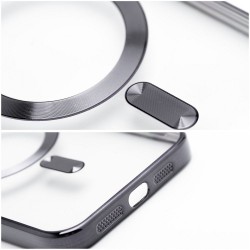 Θήκη TPU Soft Electro Plating with MagSafe Samsung Galaxy S24 5G S921 Black