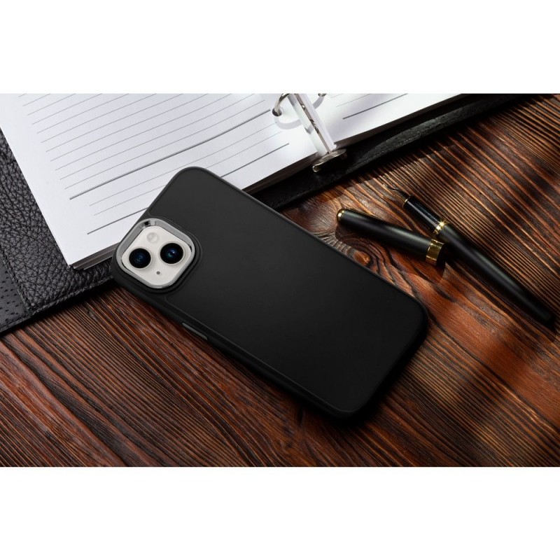 Θήκη Satin with Camera Lens Protection Motorola Moto G84 Black