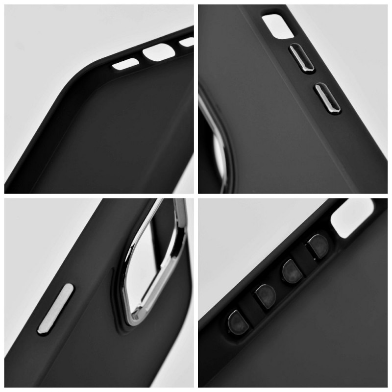 Θήκη Satin with Camera Lens Protection Motorola Moto G84 Black