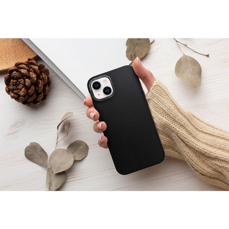 Θήκη Satin with Camera Lens Protection Motorola Moto G84 Black