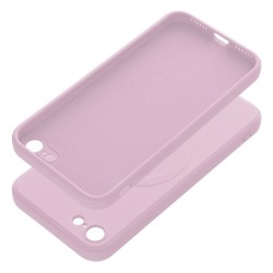 Θήκη Silicone MagSafe Apple iPhone 7/8/SE (2020-2022) Pastel Pink