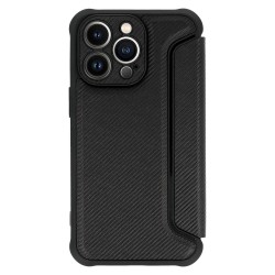 Θήκη Book Razor Carbon Case Xiaomi Redmi 9A Black