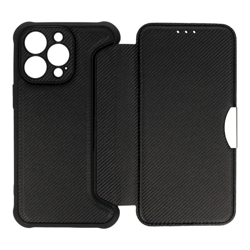 Θήκη Book Razor Carbon Case Xiaomi Redmi 9A Black