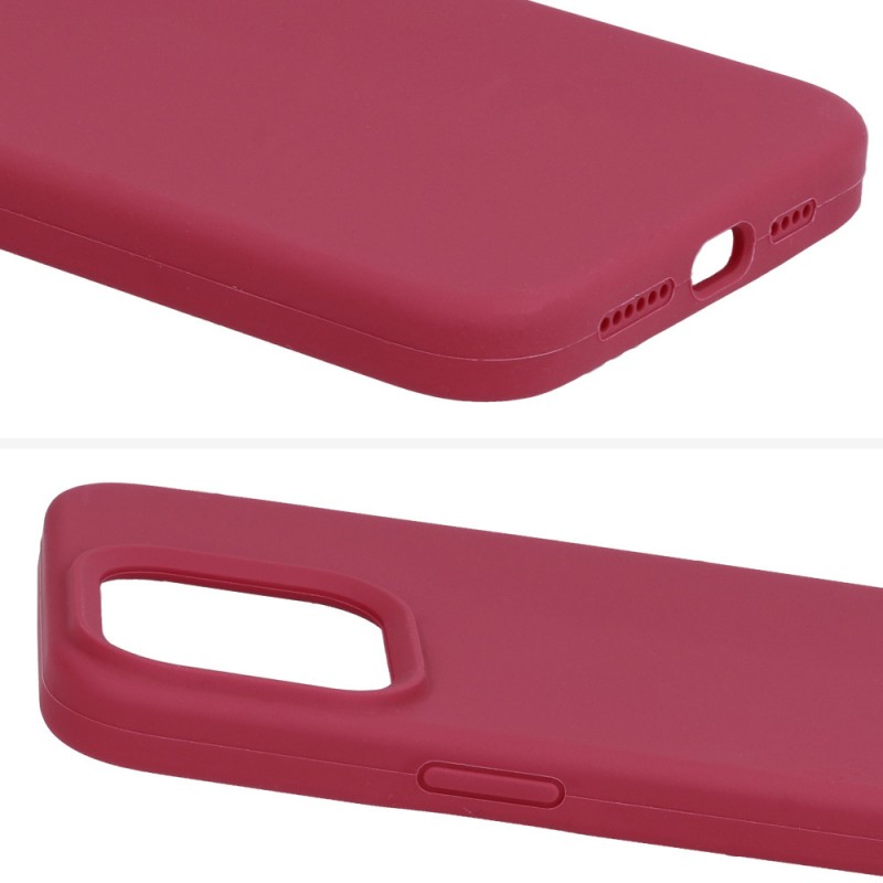 Θήκη Silicone Lite Case Motorola Moto E22 Burgundy