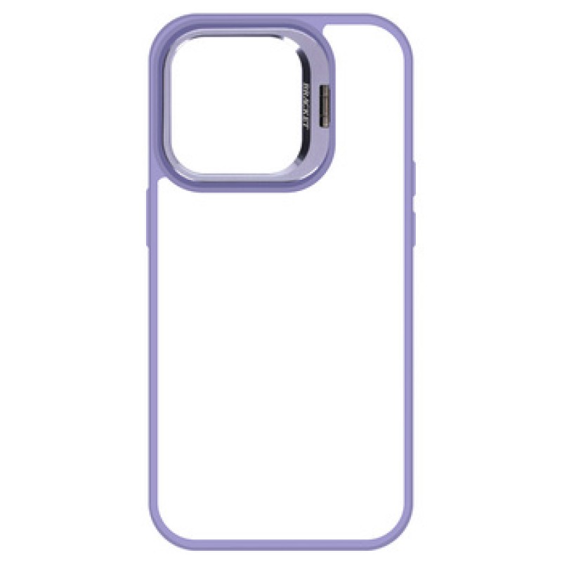 Θήκη Tel-Protect Kickstand & Camera Glass Apple iPhone 15 Pro Max (6.7") Light Purple