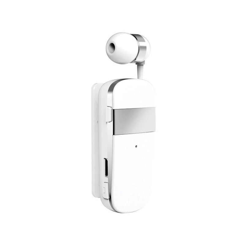 Ακουστικό Bluetooth Egoboo Clip+Go In-ear Bluetooth Handsfree White