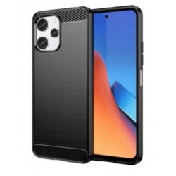 Θήκη TPU Carbon Fiber Brushed Xiaomi Poco X7 Pro Black