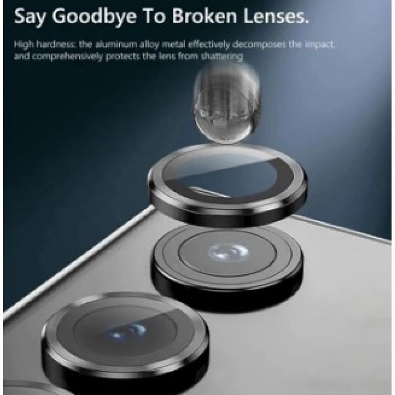 Προστατευτικό Κάμερας  Eagle Eye Camera Lens with Metal Ring  and Positioning Plate Samsung Galaxy A14 4G/5G A34 5G SM-A14 SM-A34 Purple