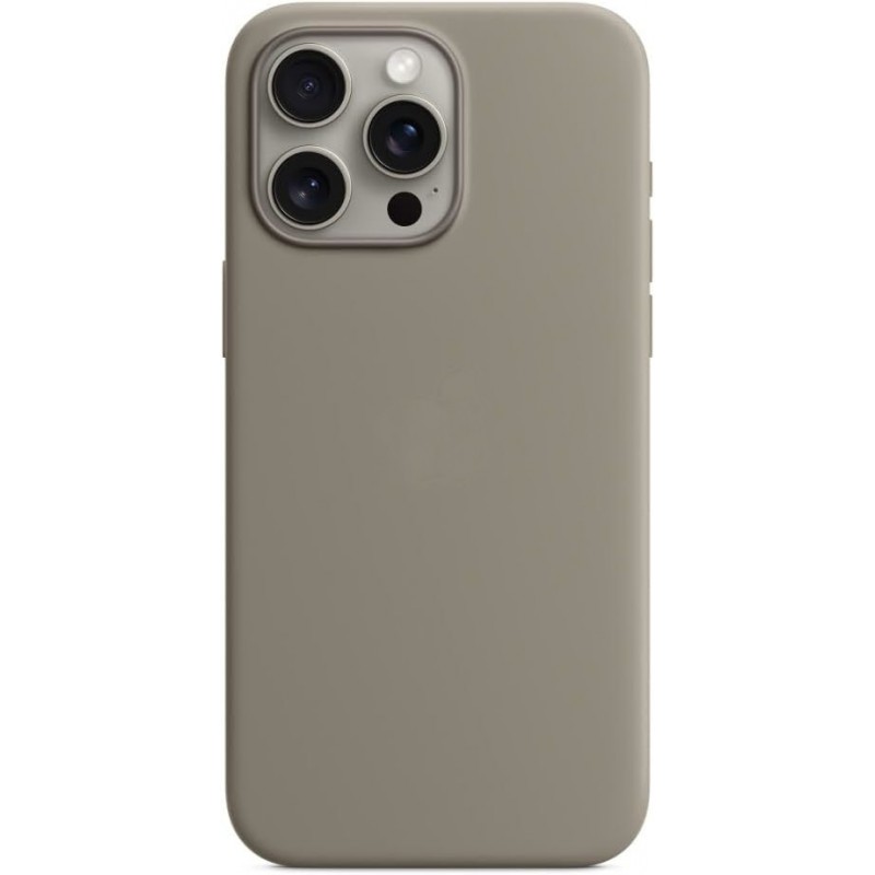 Θήκη Silicone Apple iPhone 15 Pro Max (6.7") Clay