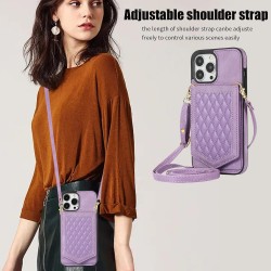 Θήκη Leather with Card Holder & Mirror Samsung Galaxy S24 Ultra S928 Purple Θήκη Leather with Card Holder & Mirror Samsung Galaxy S24 Ultra S928 Purple