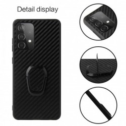 Θήκη Carbon Fiber with Finger Grip Samsung Galaxy S24 Ultra 5G S928 Black