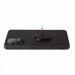 Θήκη Carbon Fiber with Finger Grip Samsung Galaxy S24 Ultra 5G S928 Black