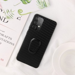 Θήκη Carbon Fiber with Finger Grip Samsung Galaxy S24 Ultra 5G S928 Black