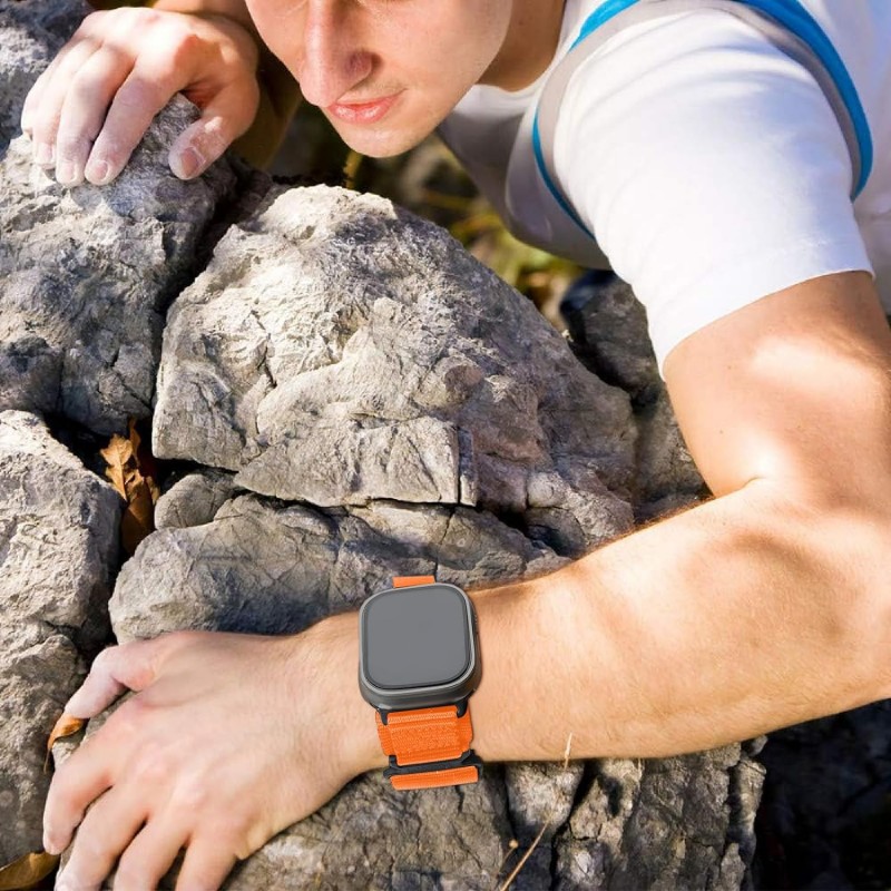 Ανταλλακτικό λουράκι Velcro Scout Sport Band για Apple Watch 1/2/3/4/5/6/SE/7 (38/40/41mm) Black