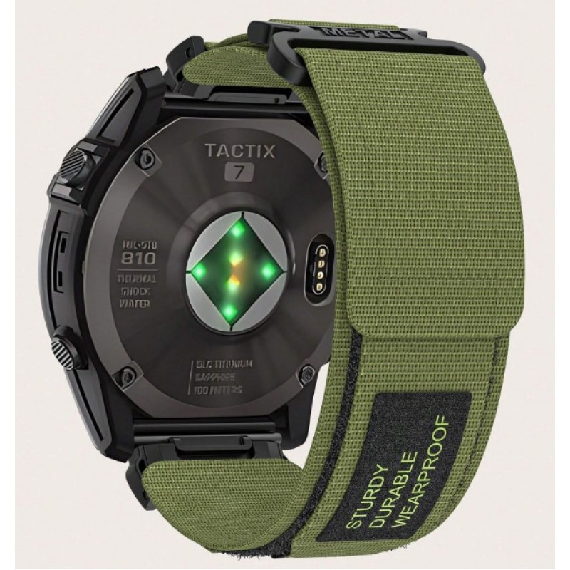 Ανταλλακτικό λουράκι Velcro Scout Sport Band για Garmin Fenix 3/5x/3HR/5X Plus/6x/6x Pro/7x / 8 (51mm) Green (26mm) Ανταλλακτικό λουράκι Velcro Scout Sport Band για Garmin Fenix 3/5x/3HR/5X Plus/6x/6x Pro/7x / 8 (51mm) Green (26mm)