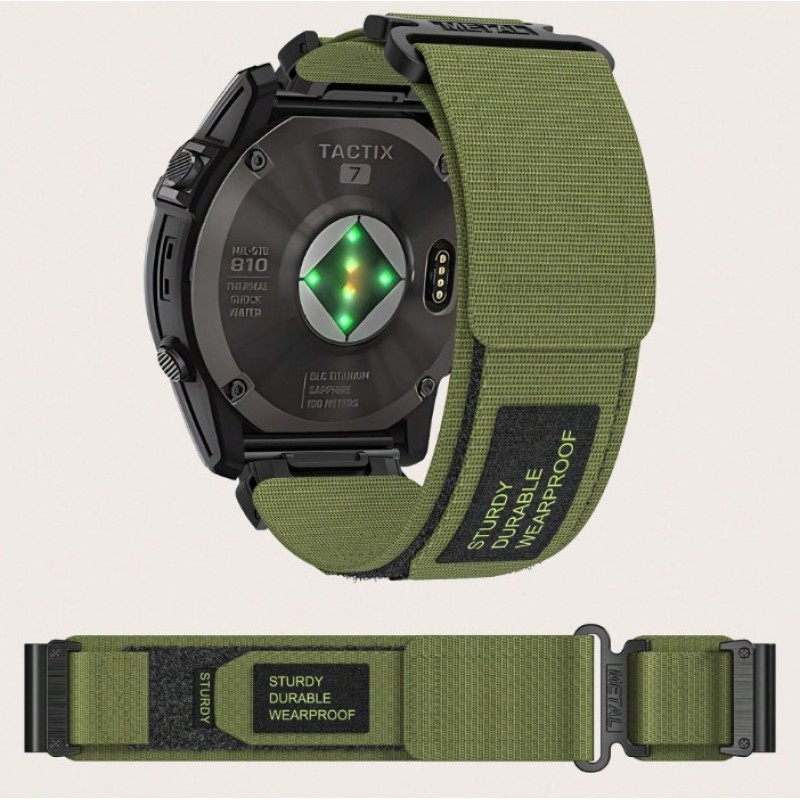 Ανταλλακτικό λουράκι Velcro Scout Sport Band για Garmin Fenix 3/5x/3HR/5X Plus/6x/6x Pro/7x / 8 (51mm) Green (26mm) Ανταλλακτικό λουράκι Velcro Scout Sport Band για Garmin Fenix 3/5x/3HR/5X Plus/6x/6x Pro/7x / 8 (51mm) Green (26mm)