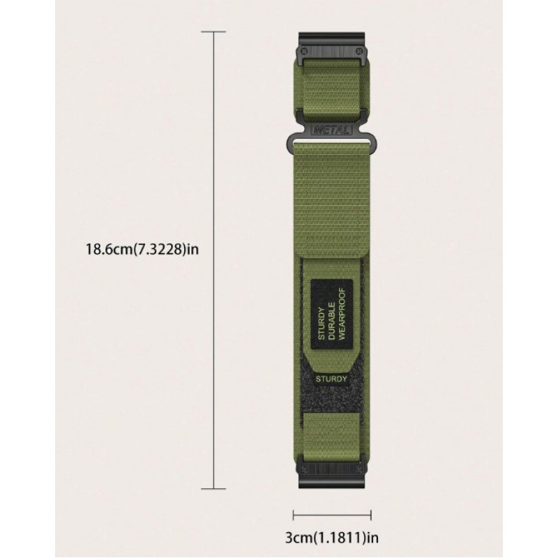 Ανταλλακτικό λουράκι Velcro Scout Sport Band για Garmin Fenix 3/5x/3HR/5X Plus/6x/6x Pro/7x / 8 (51mm) Green (26mm) Ανταλλακτικό λουράκι Velcro Scout Sport Band για Garmin Fenix 3/5x/3HR/5X Plus/6x/6x Pro/7x / 8 (51mm) Green (26mm)