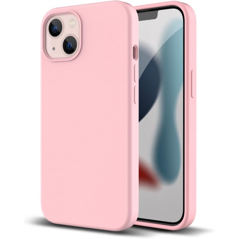 Θήκη Real Smooth Silicone Apple iPhone 13 Pro (6.1") Pink