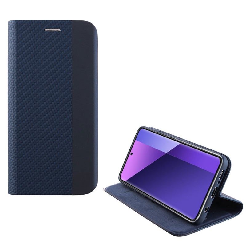 Θήκη  Idol 1991 Elite Anti-Rfid Book Stand Xiaomi Redmi Note 13 Pro+ Plus 5G Blue