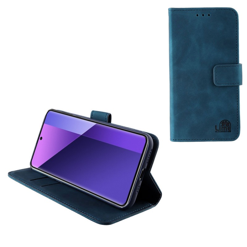 Θήκη Lime Essential Magnet Book Stand Clip Book Stand Xiaomi 14 5G Dark Blue