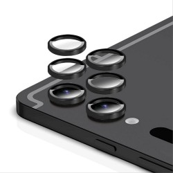 Γυαλί Προστασίας Eagle Eye Camera Lens with Metal Ring and Positioning Plate Samsung Galaxy Tab S9+ / S9 FE+ / S9 Ultra Tempered Glass 9H AntiCrash / AntiShock  Black