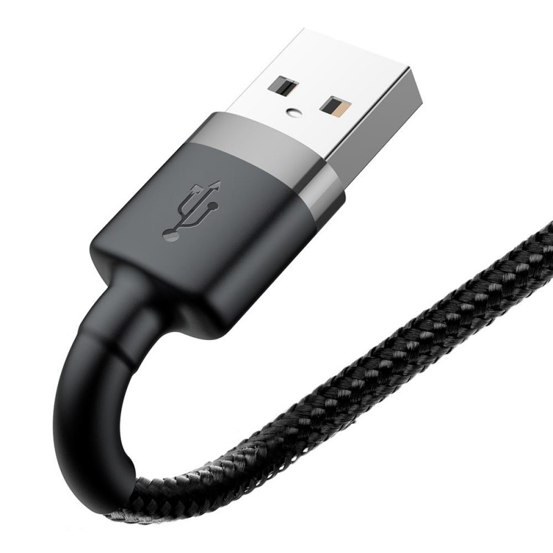 Καλώδιο Φόρτισης Baseus Cafule CALKLF-BG1 USB to Lightning Cable 2.4A 1m Black