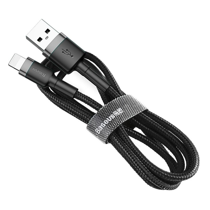 Καλώδιο Φόρτισης Baseus Cafule CALKLF-BG1 USB to Lightning Cable 2.4A 1m Black