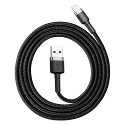 Καλώδιο Φόρτισης Baseus Cafule CALKLF-BG1 USB to Lightning Cable 2.4A 1m Black