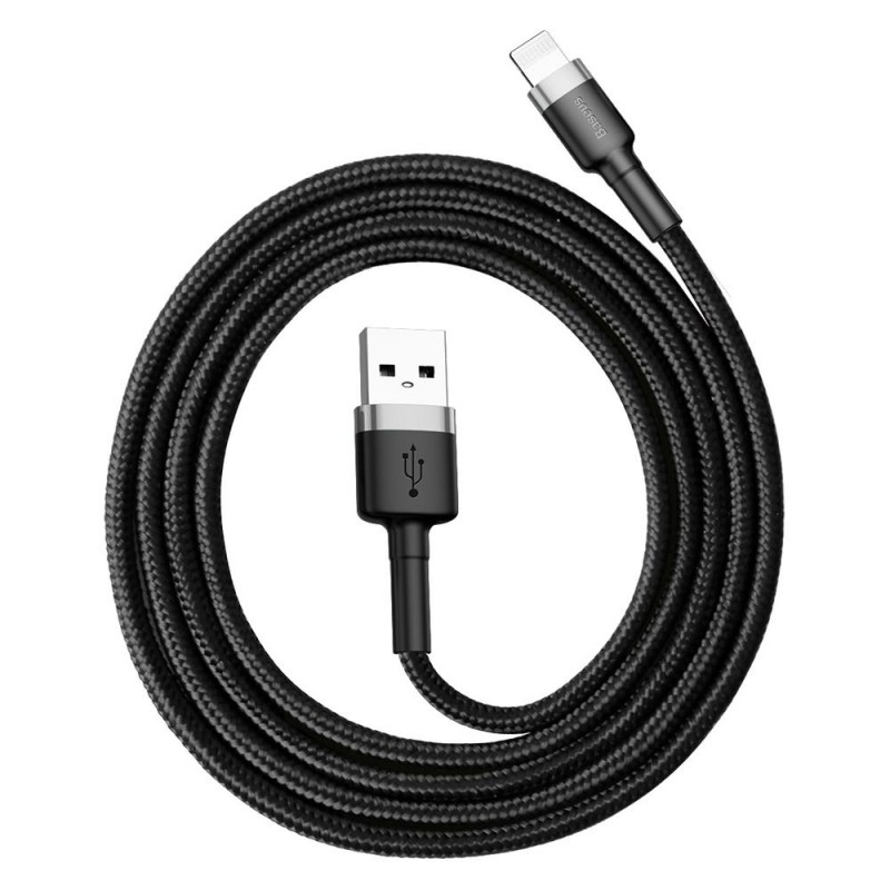 Καλώδιο Φόρτισης Baseus Cafule CALKLF-BG1 USB to Lightning Cable 2.4A 1m Black