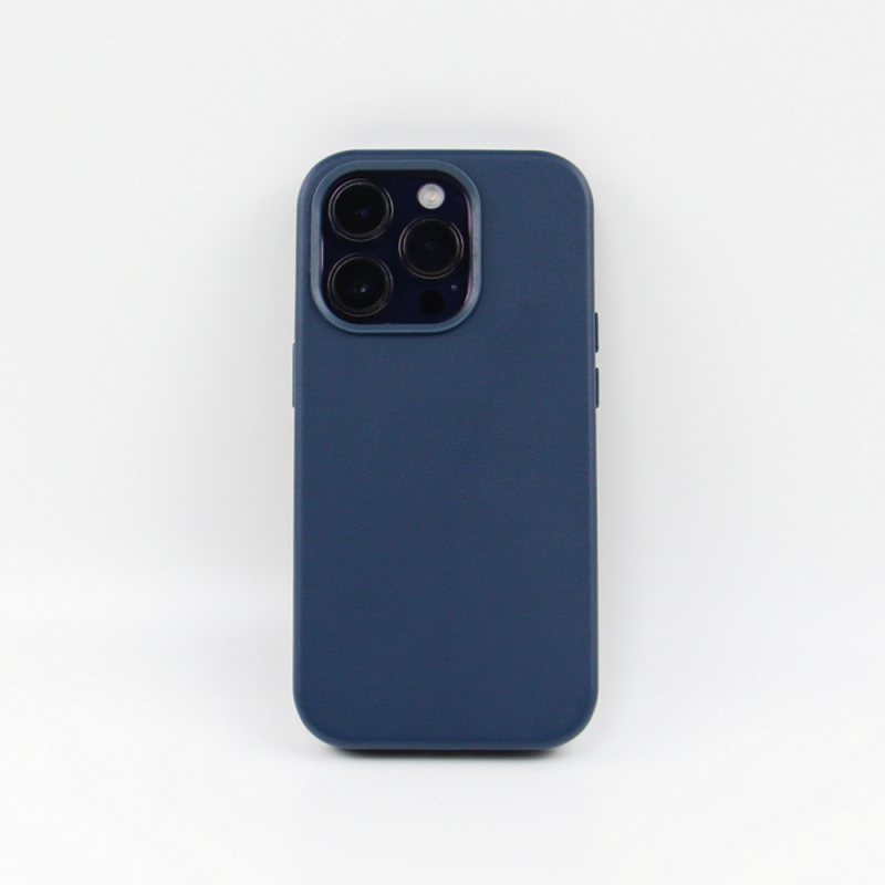 Θήκη Mag Leather Apple iPhone 15 (6.1") Blue