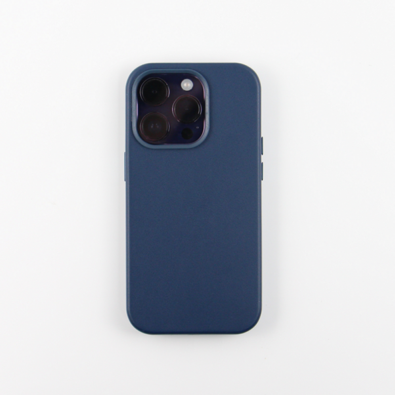 Θήκη Mag Leather Apple iPhone 15 (6.1") Blue
