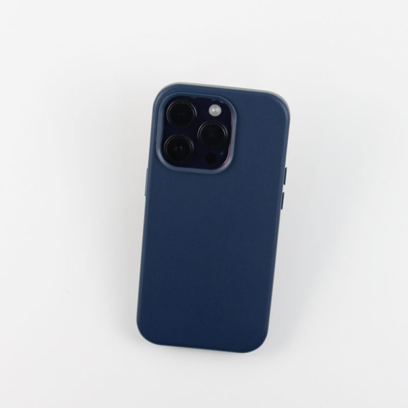 Θήκη Mag Leather Apple iPhone 15 (6.1") Blue