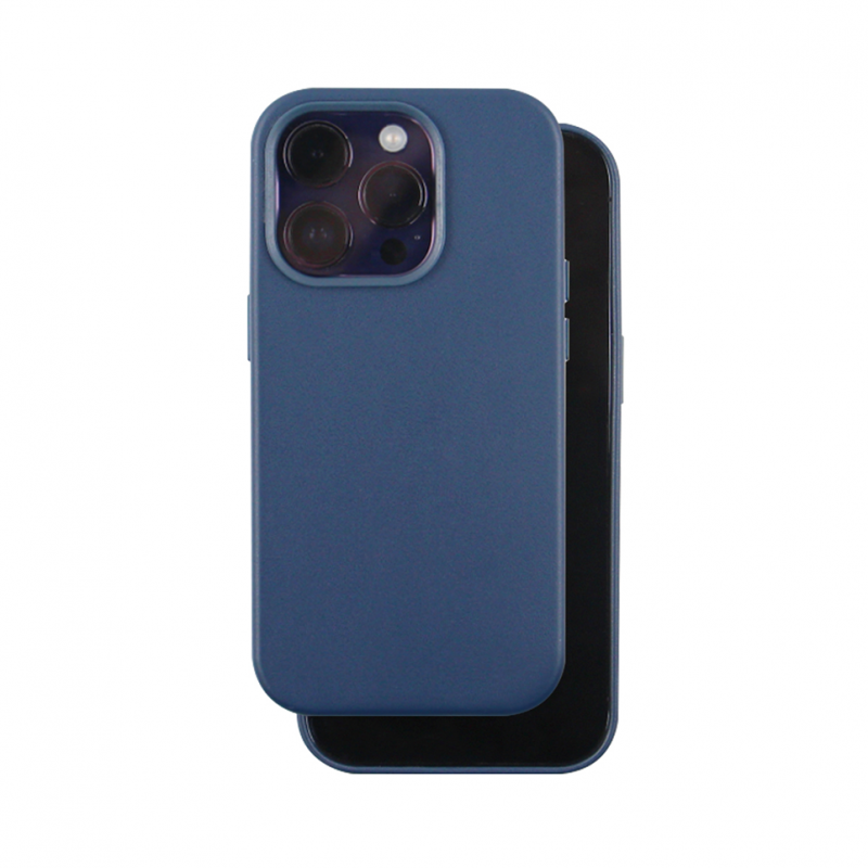 Θήκη Mag Leather Apple iPhone 15 (6.1") Blue