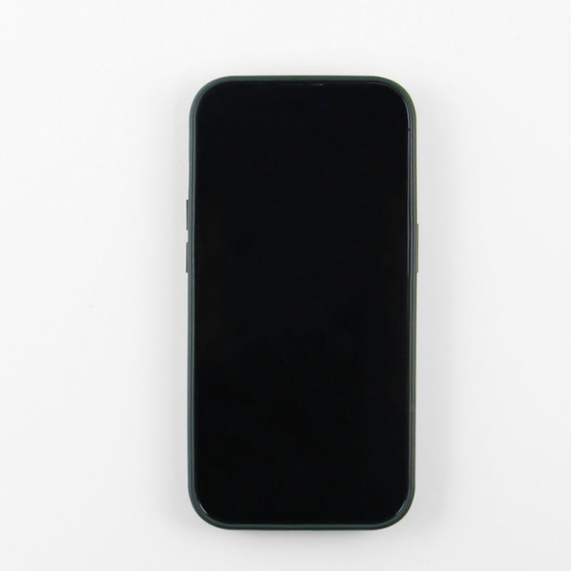 Θήκη Mag Leather Apple iPhone 15 (6.1") Dark Green