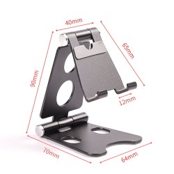 Βάση Γραφείου Desktop Holder Stand For Phone Type 3 Silver
