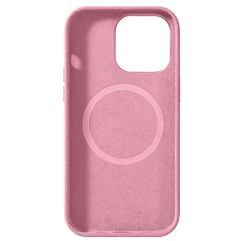 Θήκη Alcantara Magsafe Cloth Suede Cover Apple iPhone 16 Pro Max (6.9") Light Pink