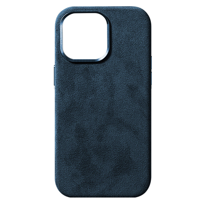 Θήκη Alcane Magsafe Cloth Suede Cover Apple iPhone 16 Plus (6.7") Navy