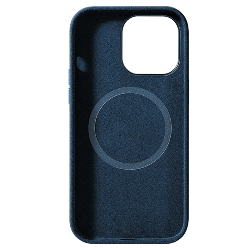 Θήκη Alcane Magsafe Cloth Suede Cover Apple iPhone 16 Plus (6.7") Navy