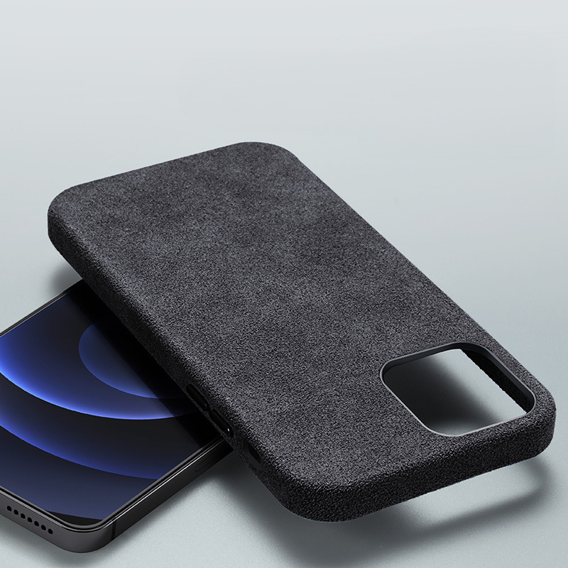 Θήκη Alcane Magsafe Cloth Suede Cover Apple iPhone 16 Plus (6.7") Navy