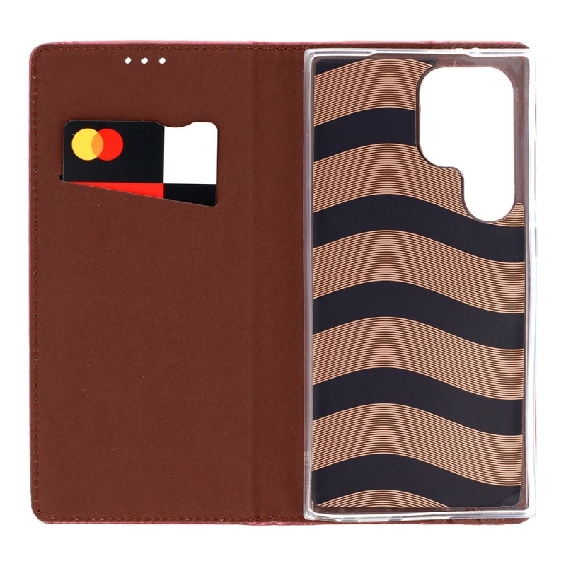 Θήκη Book Smart Magnet  Motorola Moto E22 Burgundy
