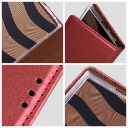 Θήκη Book Smart Magnet  Motorola Moto E22 Burgundy
