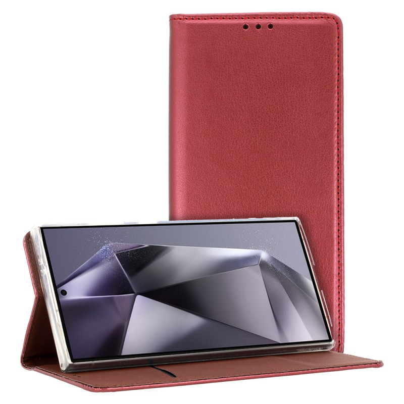 Θήκη Book Smart Magnet  Motorola Moto E22 Burgundy