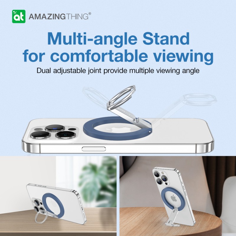 Δαχτυλίδι Συγκράτησης Amazing Thing Ring Mag Magnetic Holder Stand Blue