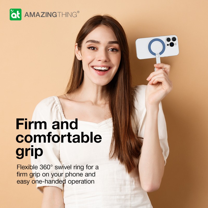 Δαχτυλίδι Συγκράτησης Amazing Thing Ring Mag Magnetic Holder Stand Blue